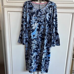 NWT Lilly Pulitzer Navy, blue white dress